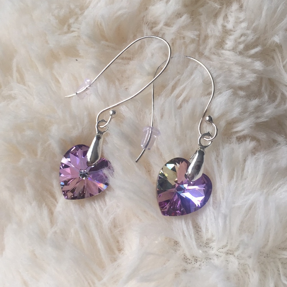 Heart crystal dangle🦋